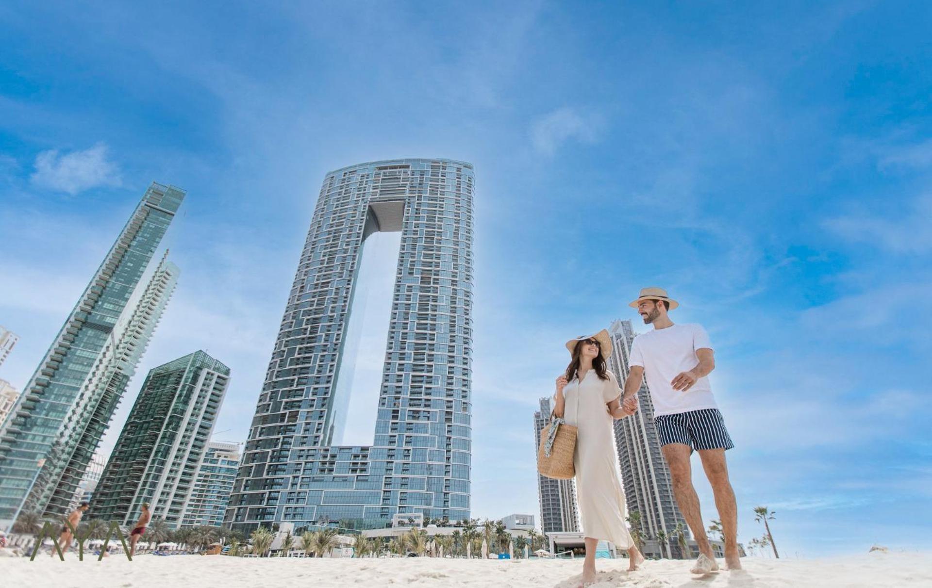 Jumeirah Gate Tower 1 - Stylish Apartment With Pool & City Views Дубай Экстерьер фото