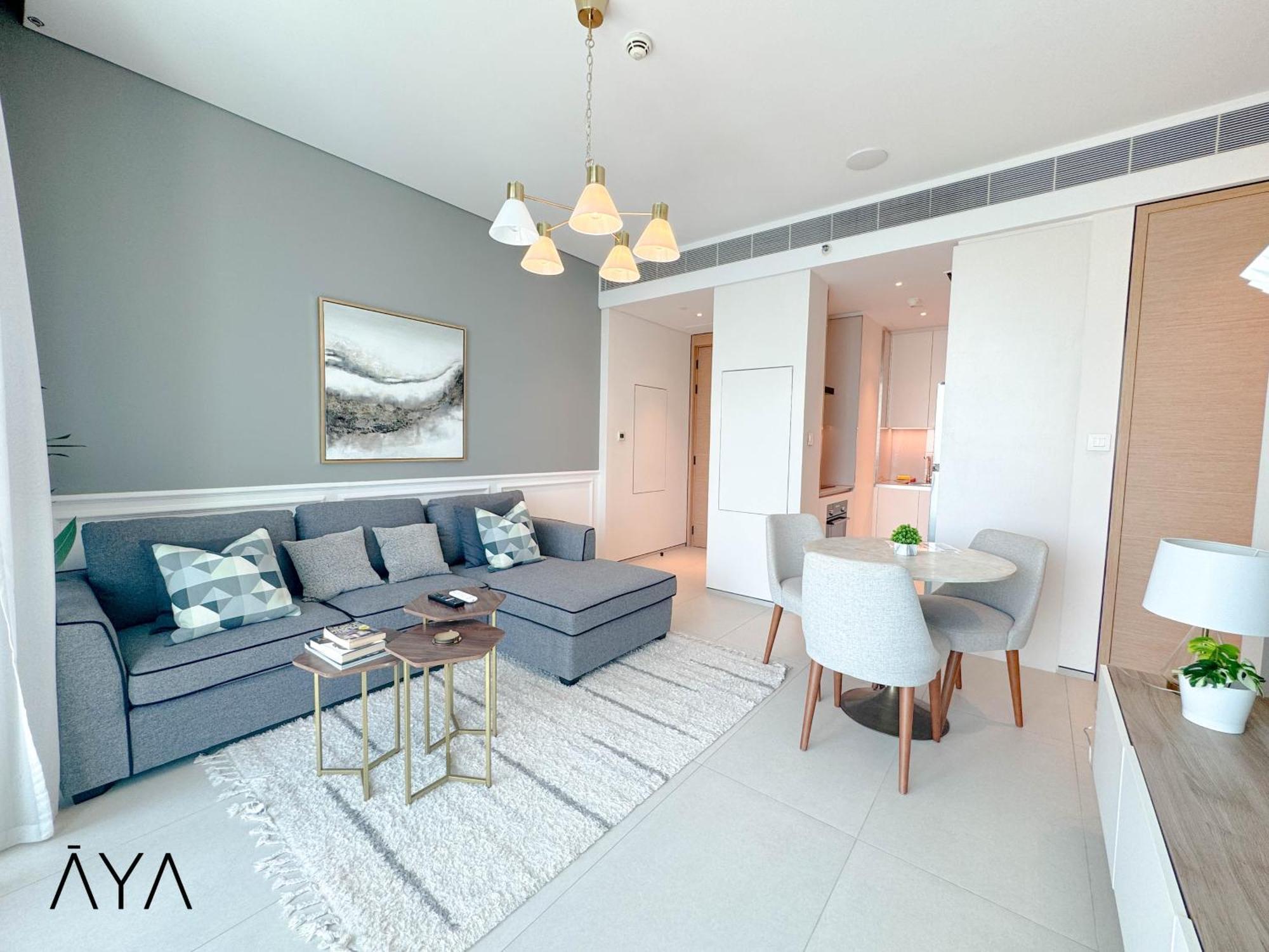 Jumeirah Gate Tower 1 - Stylish Apartment With Pool & City Views Дубай Экстерьер фото